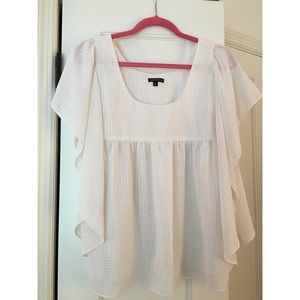 White Who What Wear Top